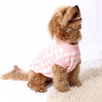 Frank Barker by Splosh Velvet Lined Pink Gingham Checks Dog Coat | Three Sizes